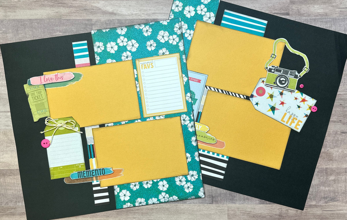 How To Make A DIY Travel Scrapbook Kit - Scrapbook While On Vacation