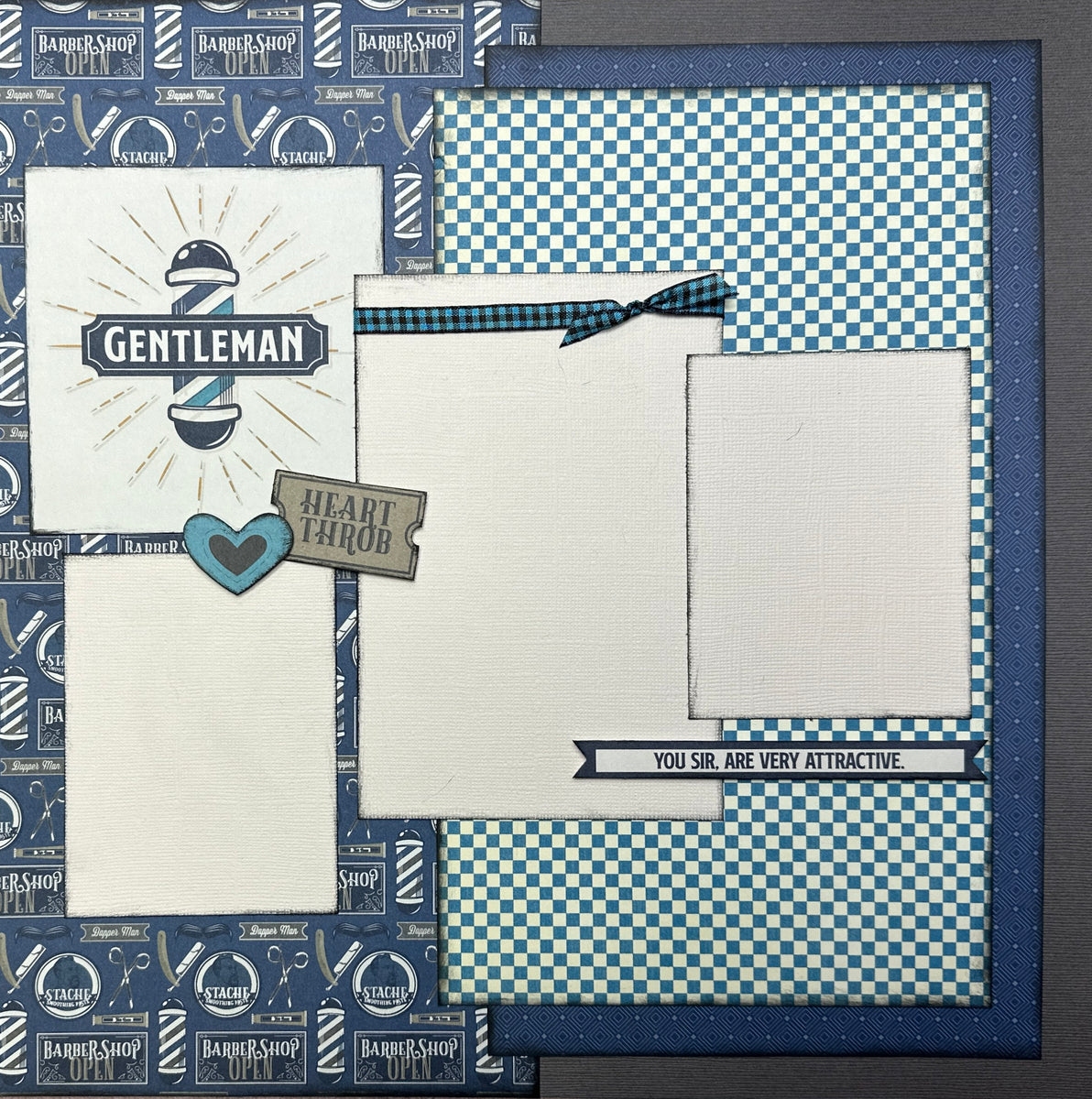 Live A Good Story, Family themed 2 Page Scrapbooking Layout Kit, Gener –  Crop-A-Latte