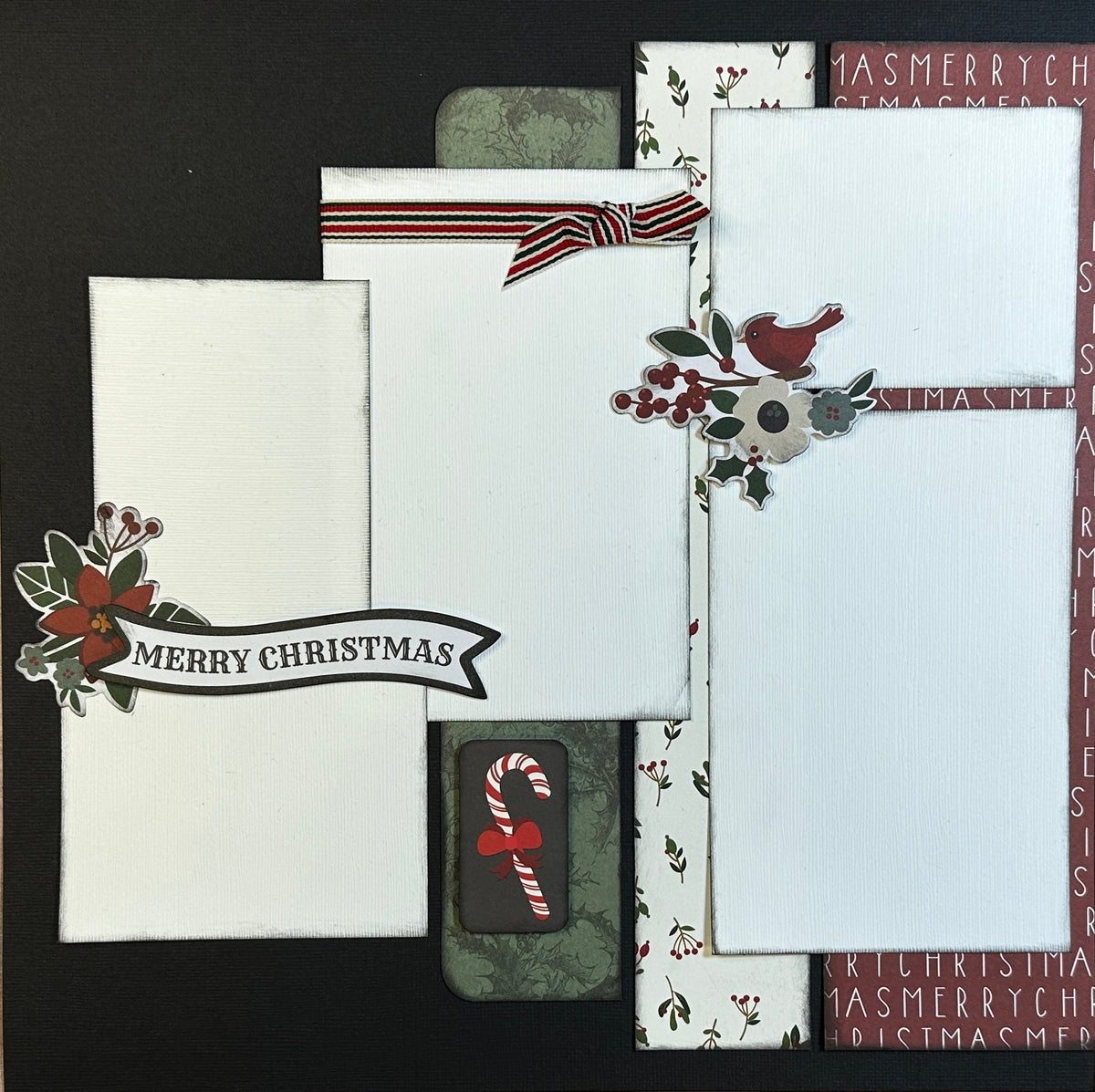 December 25th - Happy Christmas, Christmas Themed 2 Page Scrapbooking –  Crop-A-Latte