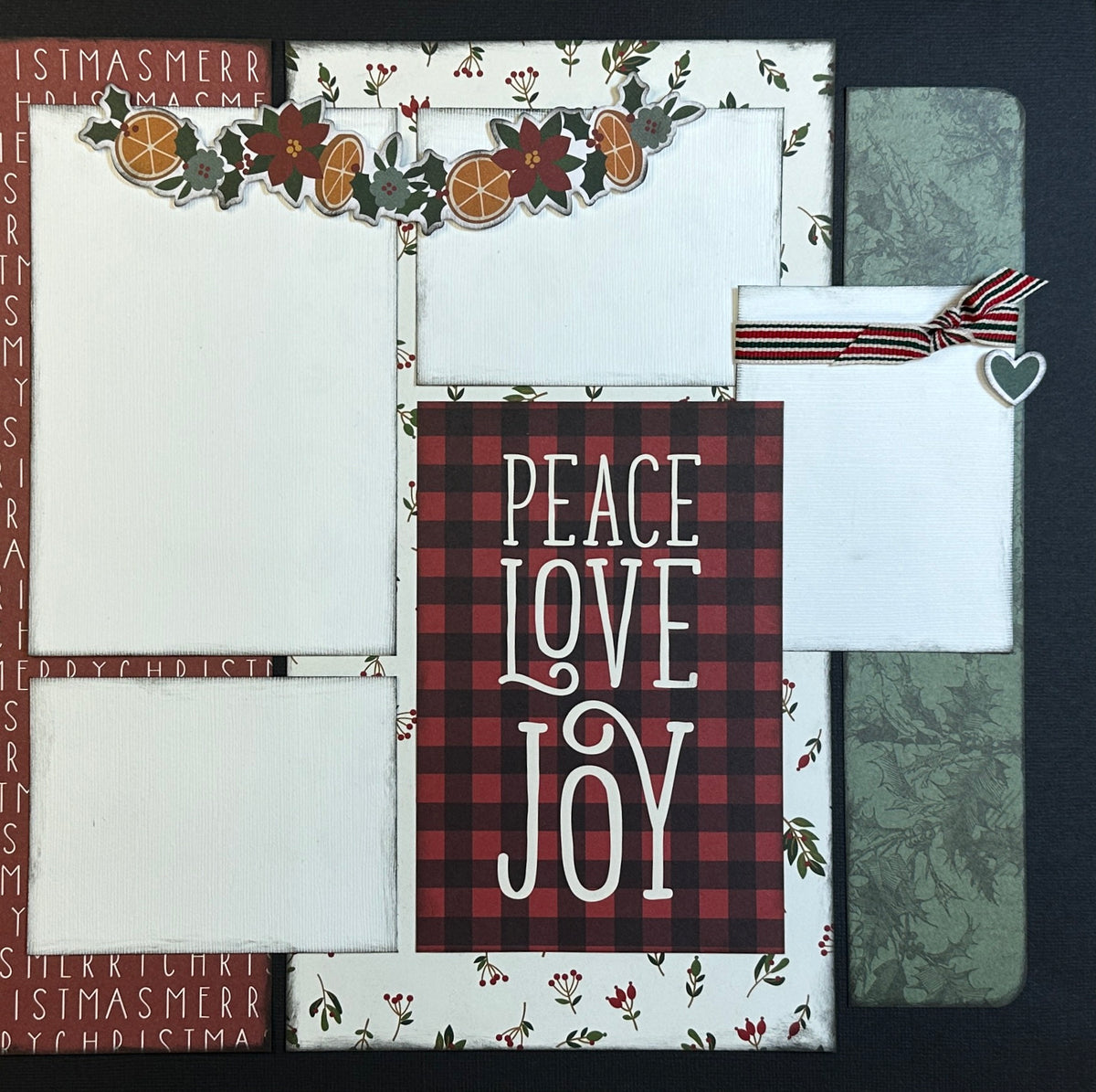 December 25th - Happy Christmas, Christmas Themed 2 Page Scrapbooking –  Crop-A-Latte