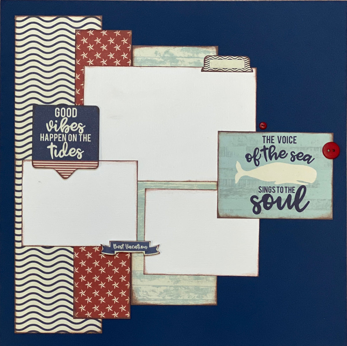 USA - We The People,Travel themed 2 page Scrapbooking Layout Kit, DIY –  Crop-A-Latte