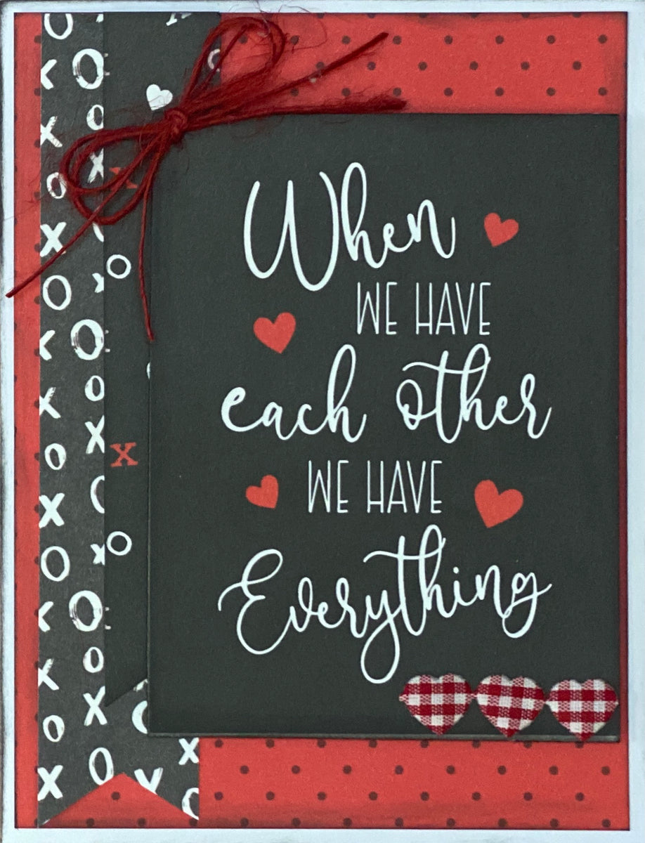 Aside From Food, You're My Favorite, DIY Valentine Card Making Kit, 4 –  Crop-A-Latte