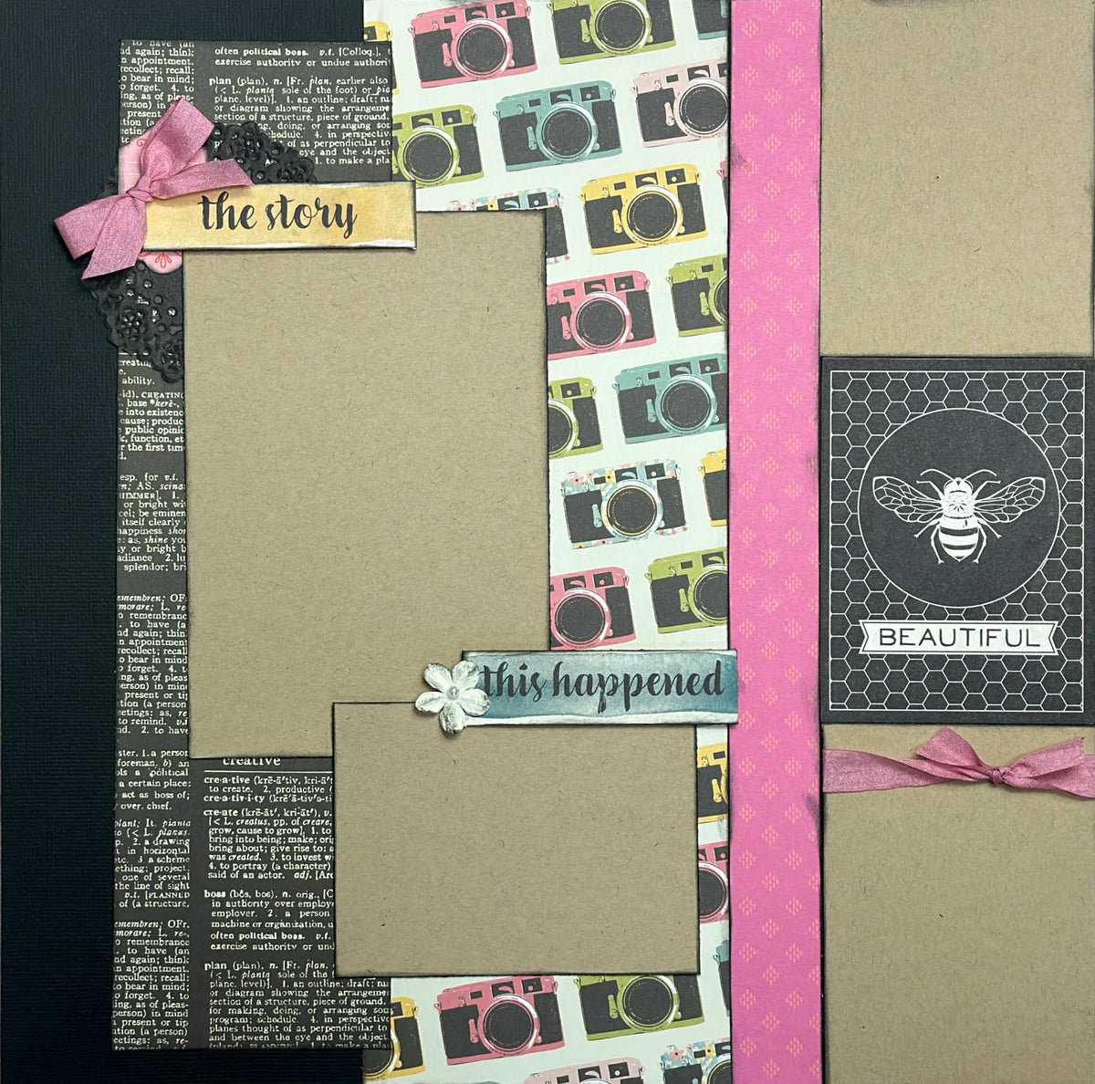 The Star Of The Hour, Disney Inspired 2 page Scrapbooking layout Kit, –  Crop-A-Latte