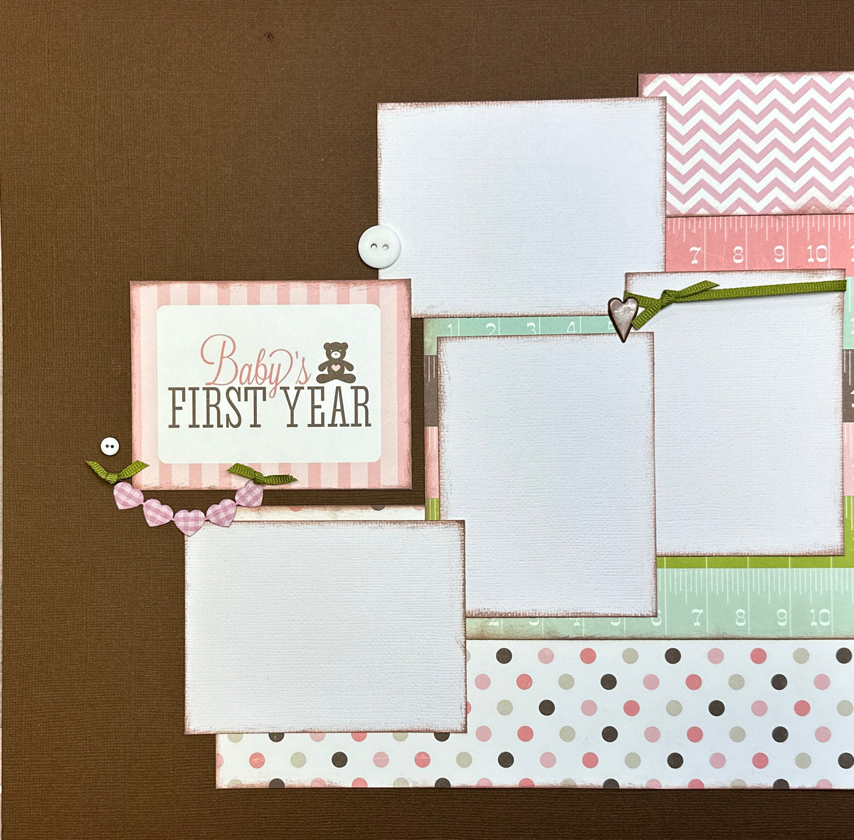 Scrapbooking Ideas For Baby Girl  Time Saving Baby Girl Scrapbook Layout  Ideas
