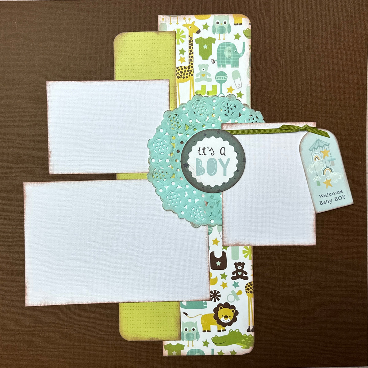 So Much Awesome In Such a Little Boy, Little Boy Scrapbooking Kit, 2 p –  Crop-A-Latte