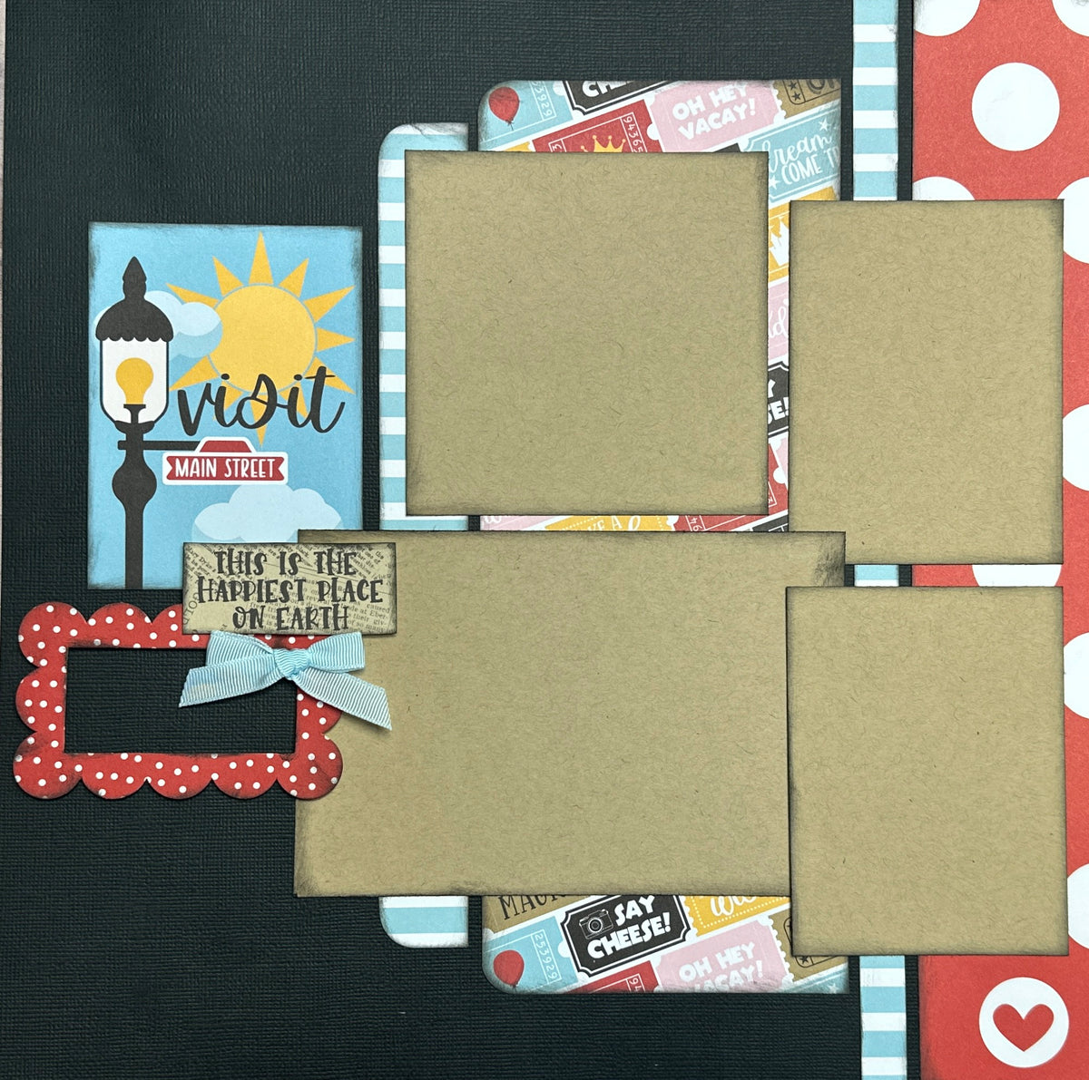 The Whole Gang, Disney Inspired 2 page Scrapbooking layout Kit, DIY Di –  Crop-A-Latte