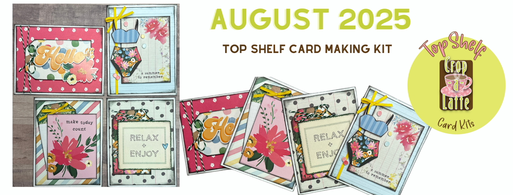Top Shelf Card Making Kit, August 2025 - Simple Stories Summer Sunny Days