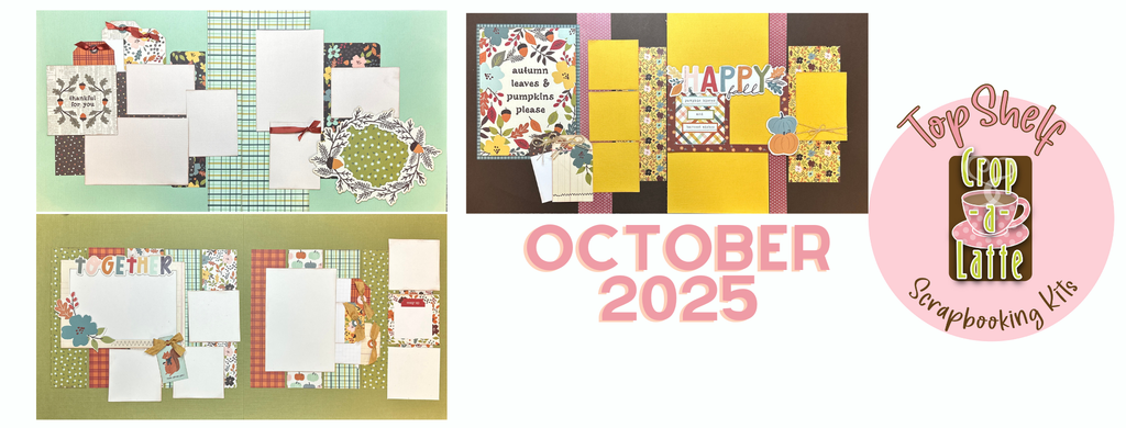 Top Shelf Scrapbook Kit Bundle, October 2025 - Simple Stories Cider and Donuts