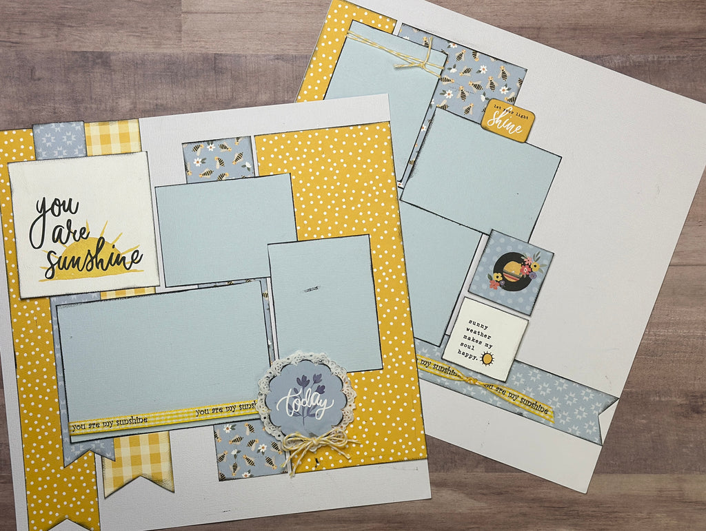 You Are Sunshine, General Family Themed Scrapbooking Kit, DIY Scrapbooking Kit, Sunny weather