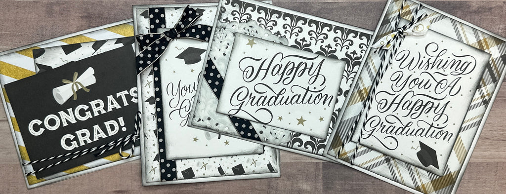 Congrats Grad, Graduation Themed DIY Card Making Kit, graduation craft Crop-A-Latte Congrats Grad, Graduation Themed DIY Card Making Kit, graduation craft Crop-A-Latte