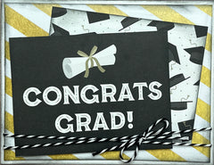 Congrats Grad, Graduation Themed DIY Card Making Kit, graduation craft –  Crop-A-Latte