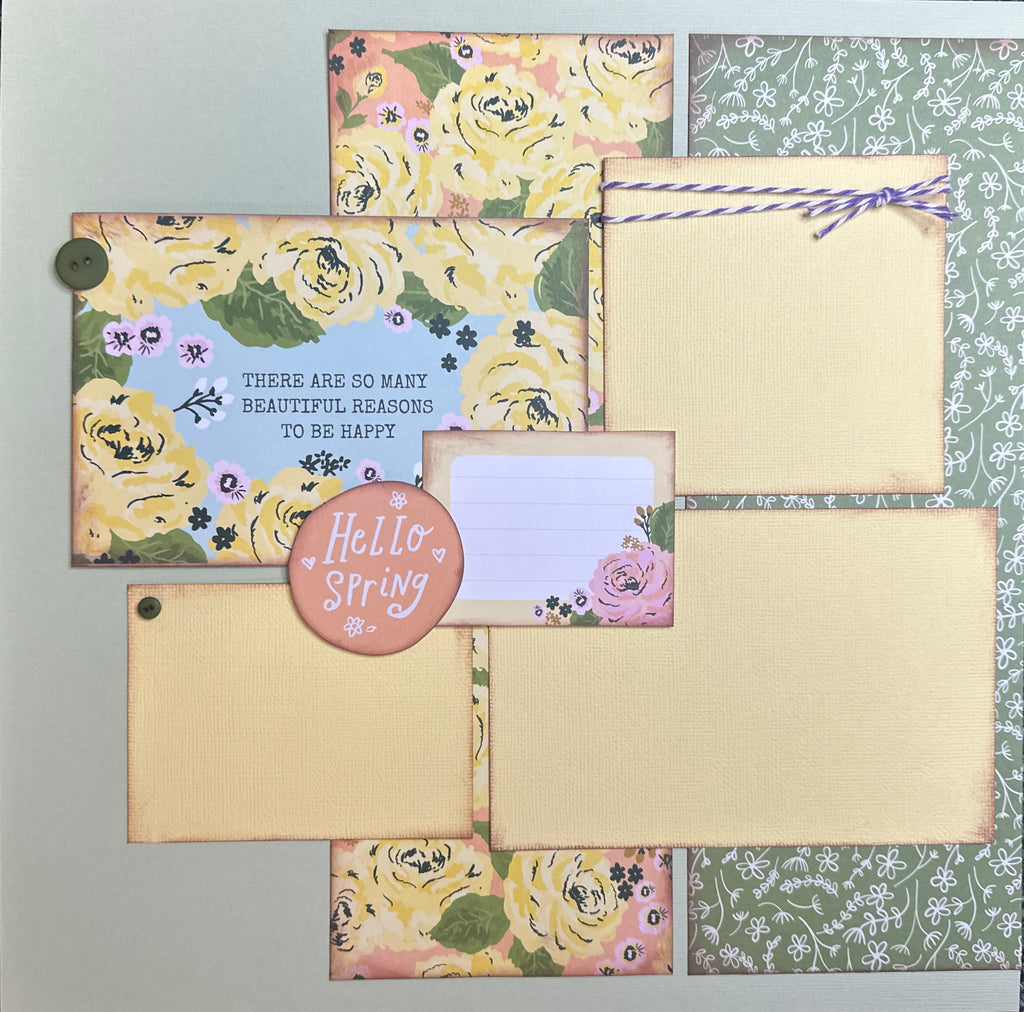 Spring Scrap Kit There Are So Many Beautiful Reasons To Be Happy - Hello Spring, Spring ...