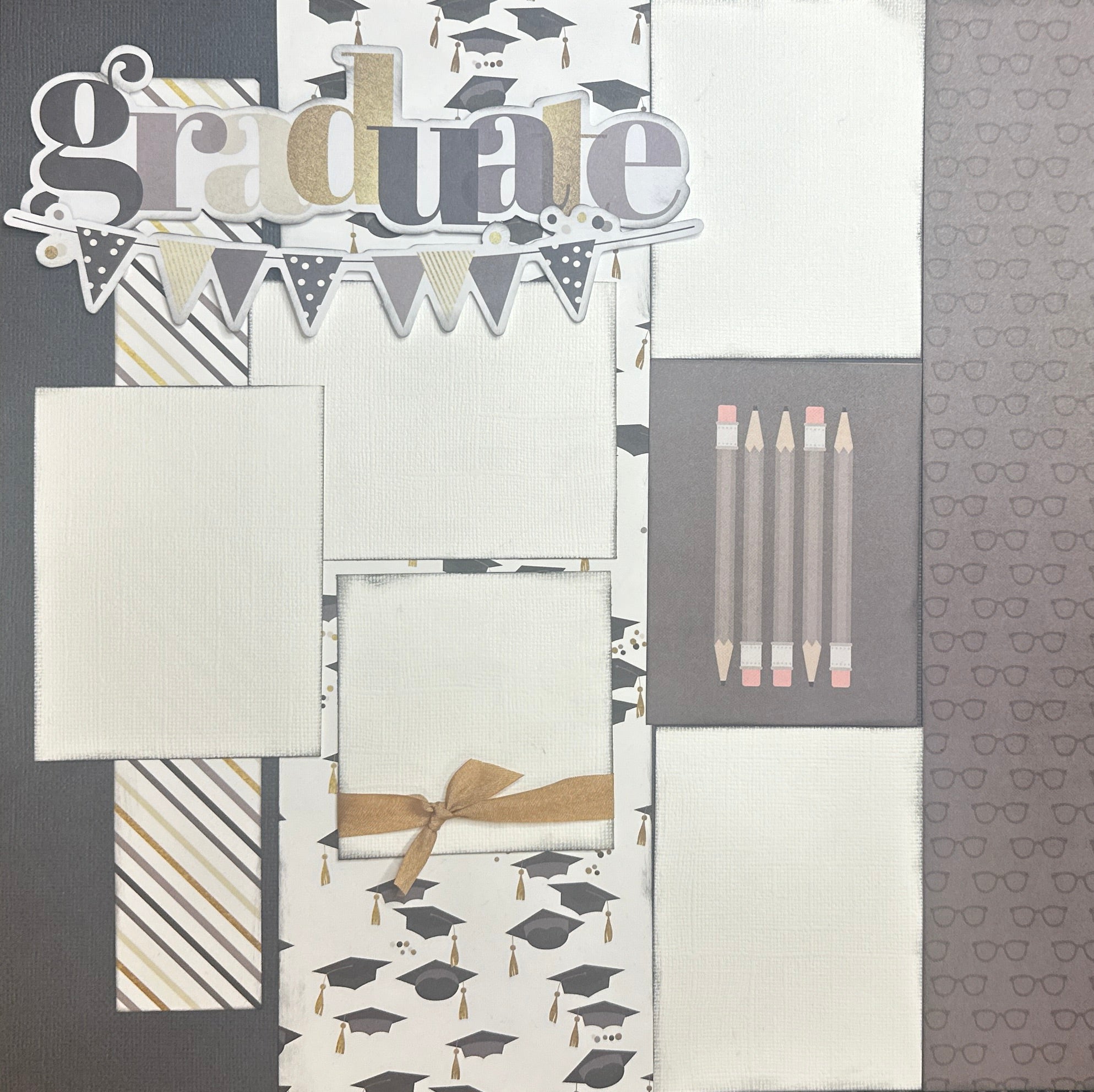 Graduation Themed Value Bundle, 3 pack DIY Scrapbooking Kit bundle, gr ...