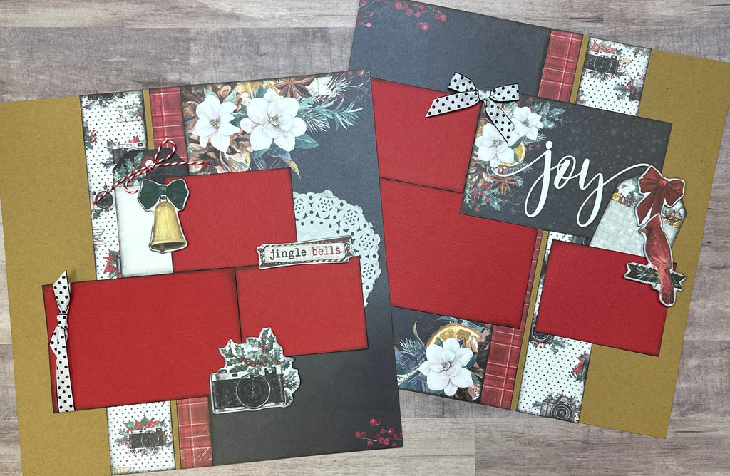 Christmas Scrapbook Layouts