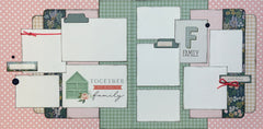 Live A Good Story, Family themed 2 Page Scrapbooking Layout Kit, Gener –  Crop-A-Latte