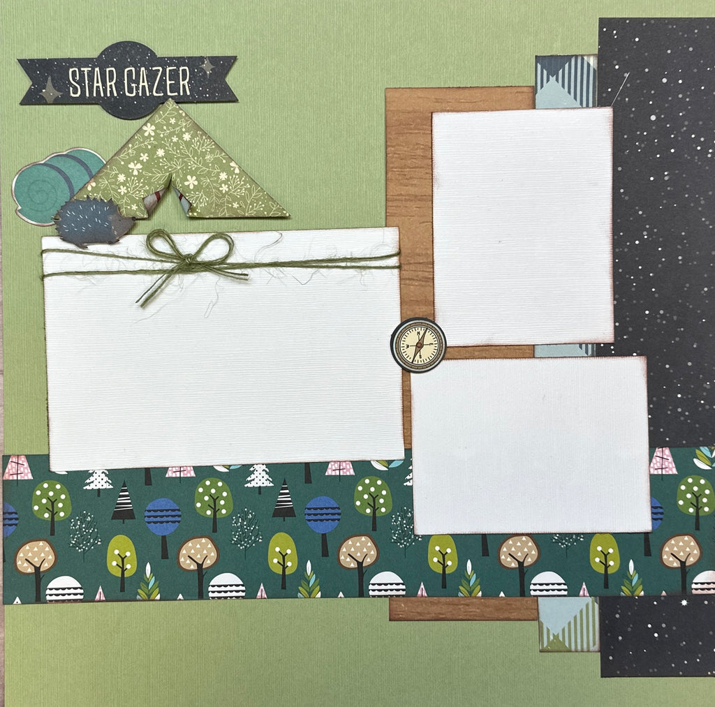 Live A Good Story, Family themed 2 Page Scrapbooking Layout Kit, Gener –  Crop-A-Latte