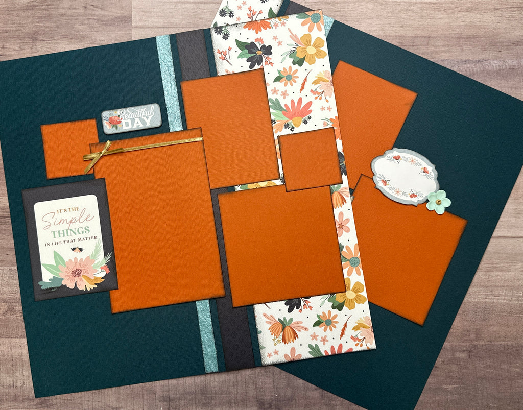 Best Day Ever - The Simple Things In Life, General / Family Themed 2 Page Scrapbooking Layout Kit, general diy scrapbook kit, Echo Park At Home