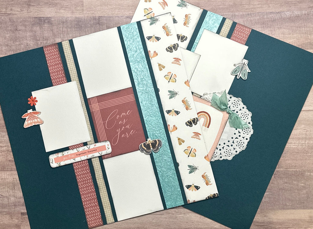 Come As You Are - Our Happy Place, General / Family Themed 2 Page Scrapbooking Layout Kit, general diy scrapbook kit, Echo Park At Home