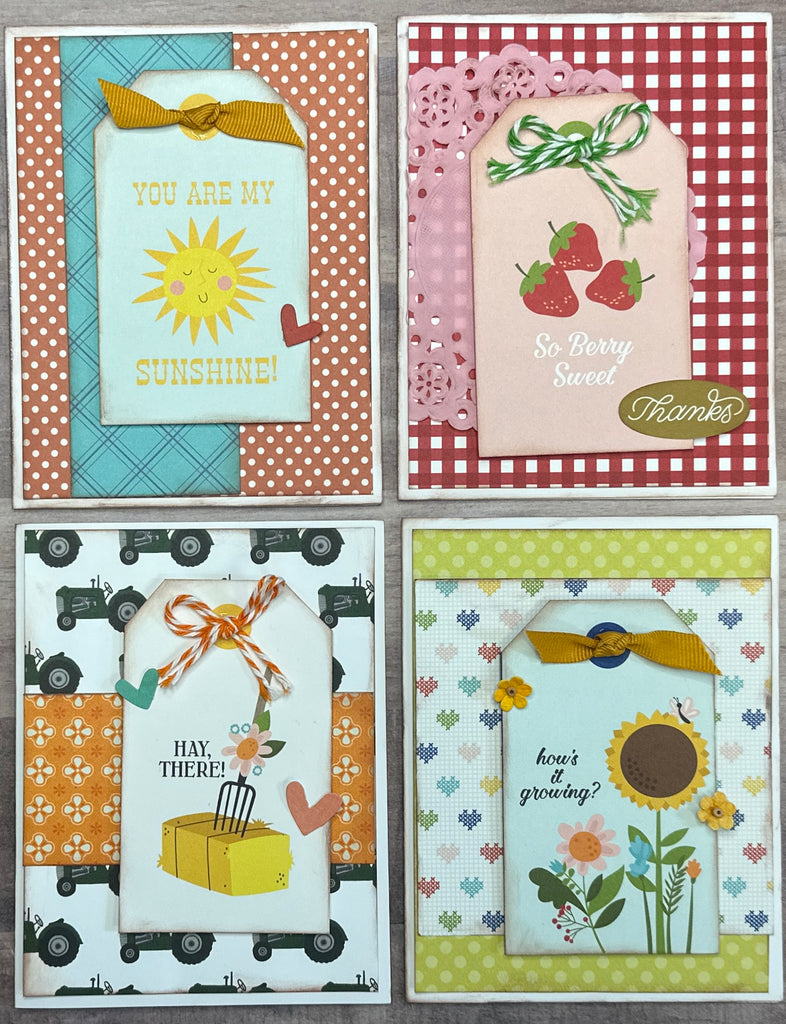 So Berry Sweet, General Card Making Set, 4 pack DIY Card Kit general Card