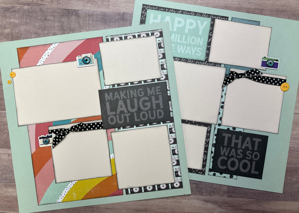 Making Me Laugh Out Loud, General Family Themed Scrapbooking Kit, DIY Scrapbooking Kit, Heidi Swapp