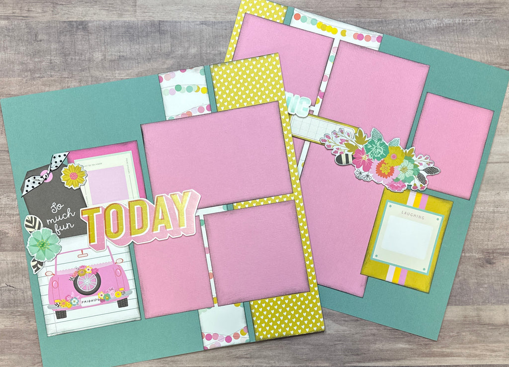Today - So Much Fun, General Family Themed Scrapbooking Kit, DIY Scrapbooking Kit, Simple Stories True Colors