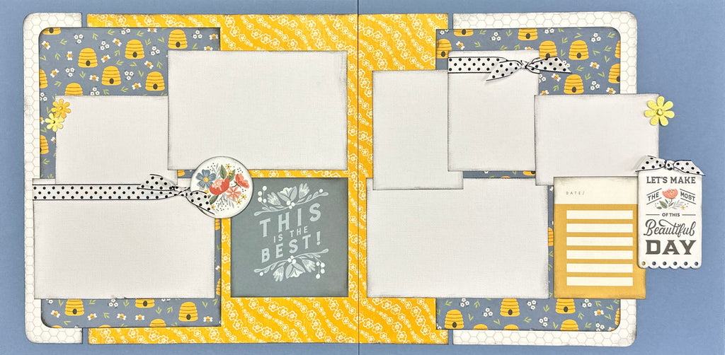 This Is The Best!, General themed 2 page Scrapbooking Layout Kit, DIY general scrapbook kit