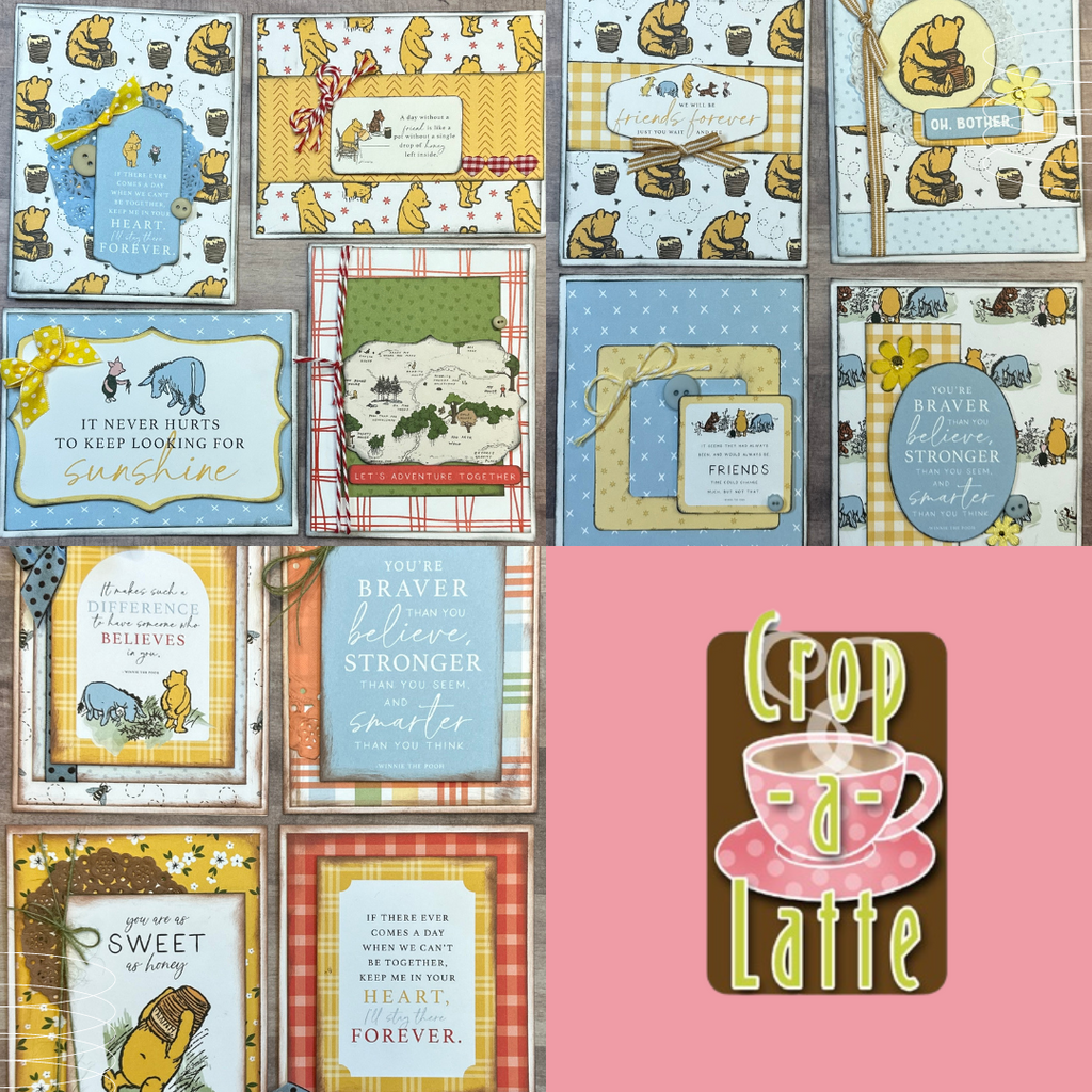 Winnie the Pooh Themed Value Bundle - Card Kits, 3 pack DIY Card Making Kit bundle,Winnie The Pooh themed Card Kits
