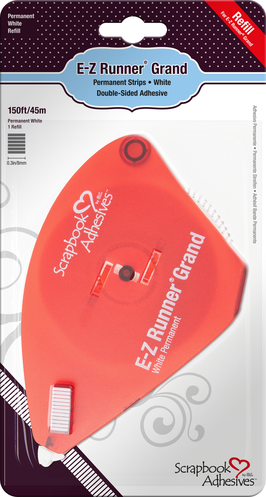 E-Z Runner® Permanent Strips Refillable Dispenser - Scrapbook