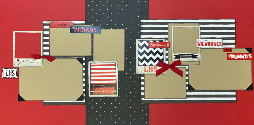 Game Day Vibes, College Themed DIY Scrapbooking Kit, 2 page Scrapbooki –  Crop-A-Latte