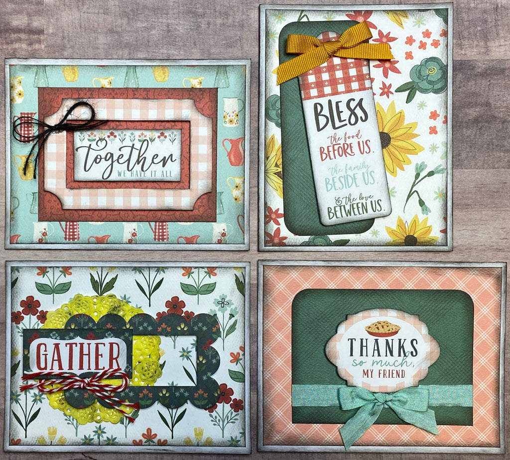 Together We Have It All, General themed 4 pack DIY Card Making Kit