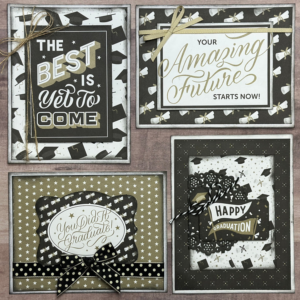 The Best Is Yet To Come, Graduation Themed DIY Card Making Kit, graduation craft kit