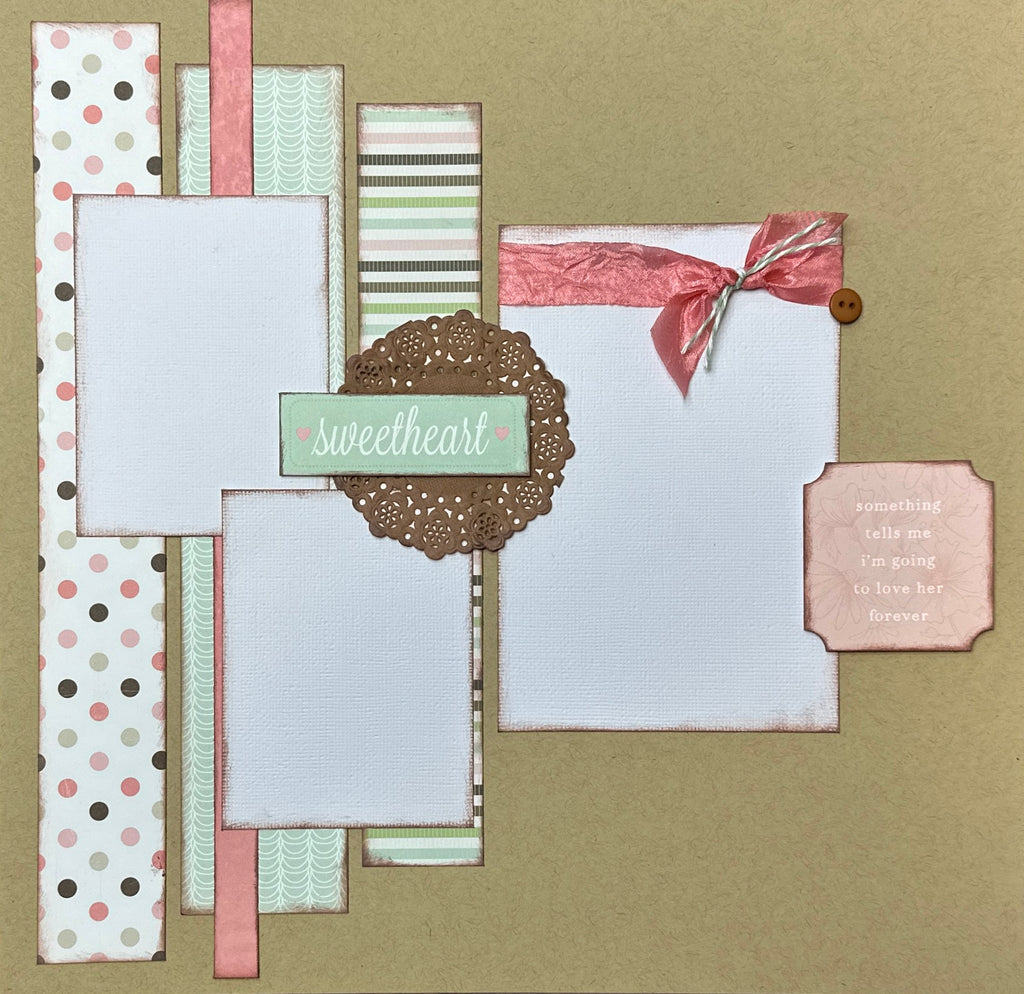 Adorable Baby Girl Scrapbook Layouts