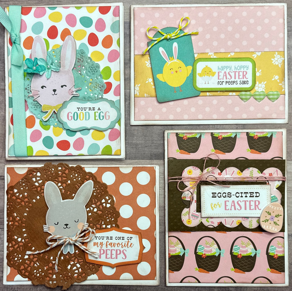 You're A Good Egg,  Spring/Easter Themed Card Kit- 4 pack DIY card kit DIY card craft DIY card spring